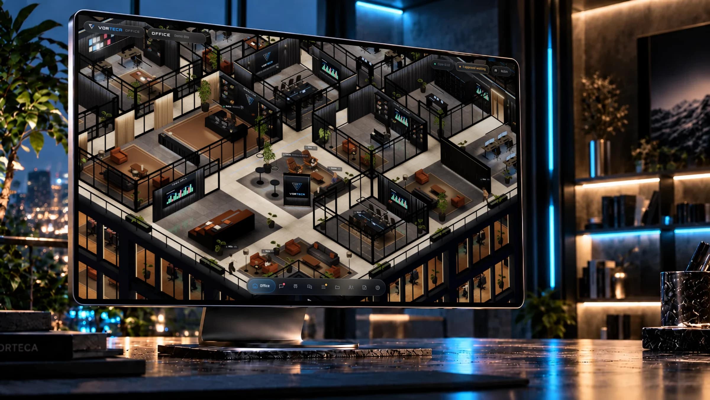 Screenshot 1 van 10 van het project voor Vorteca Office