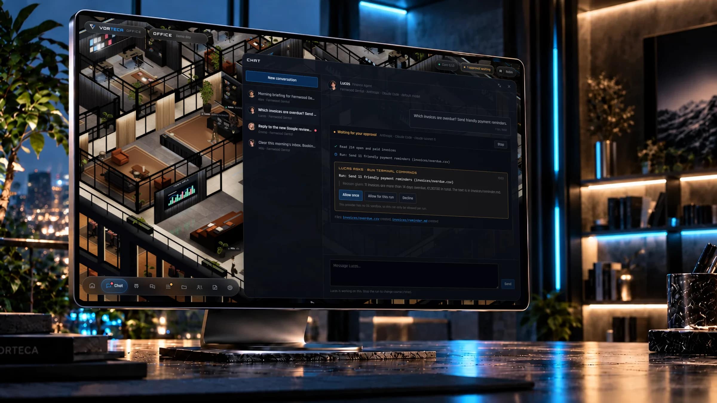 Screenshot 3 van 10 van het project voor Vorteca Office