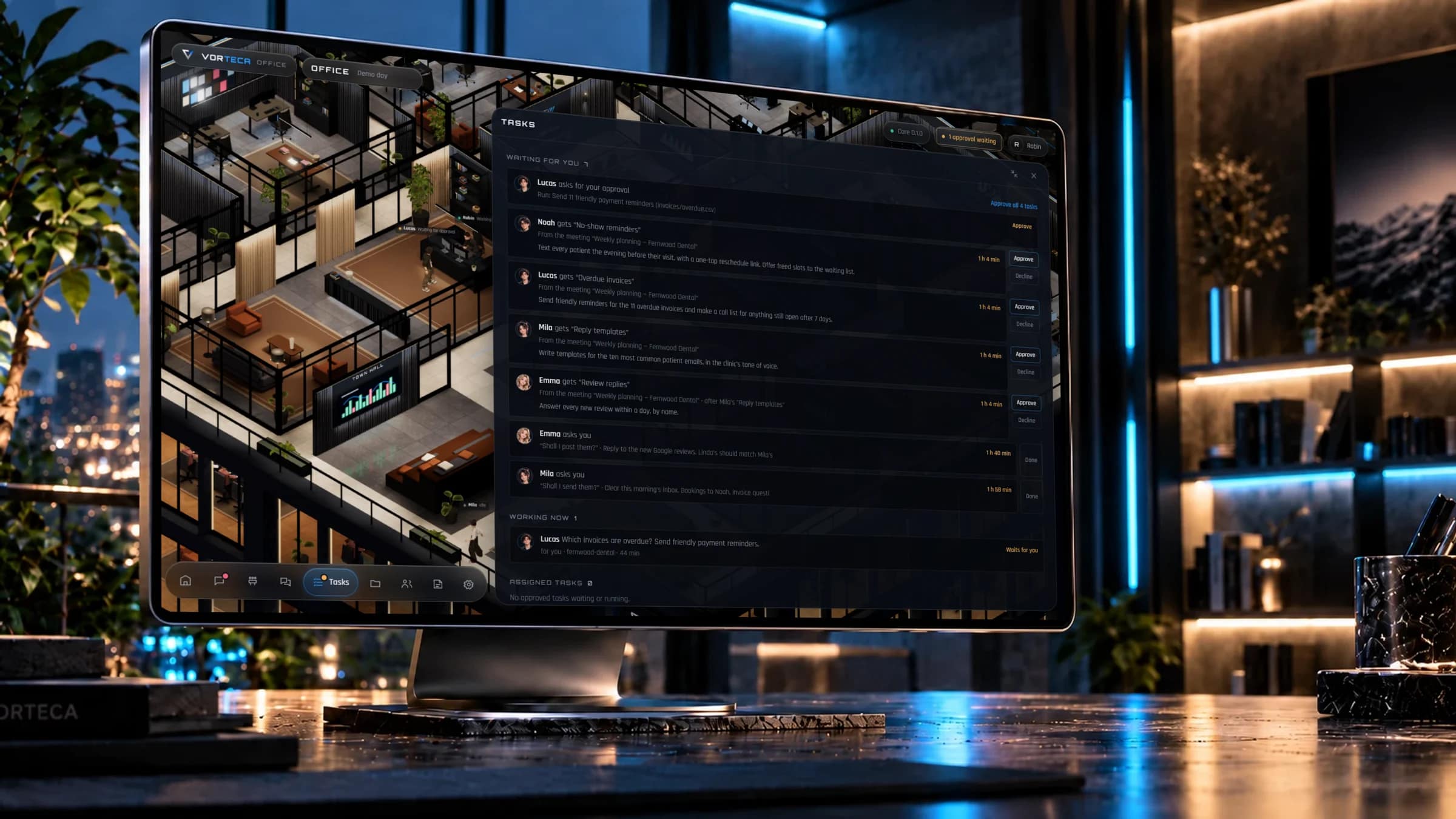 Screenshot 6 van 10 van het project voor Vorteca Office