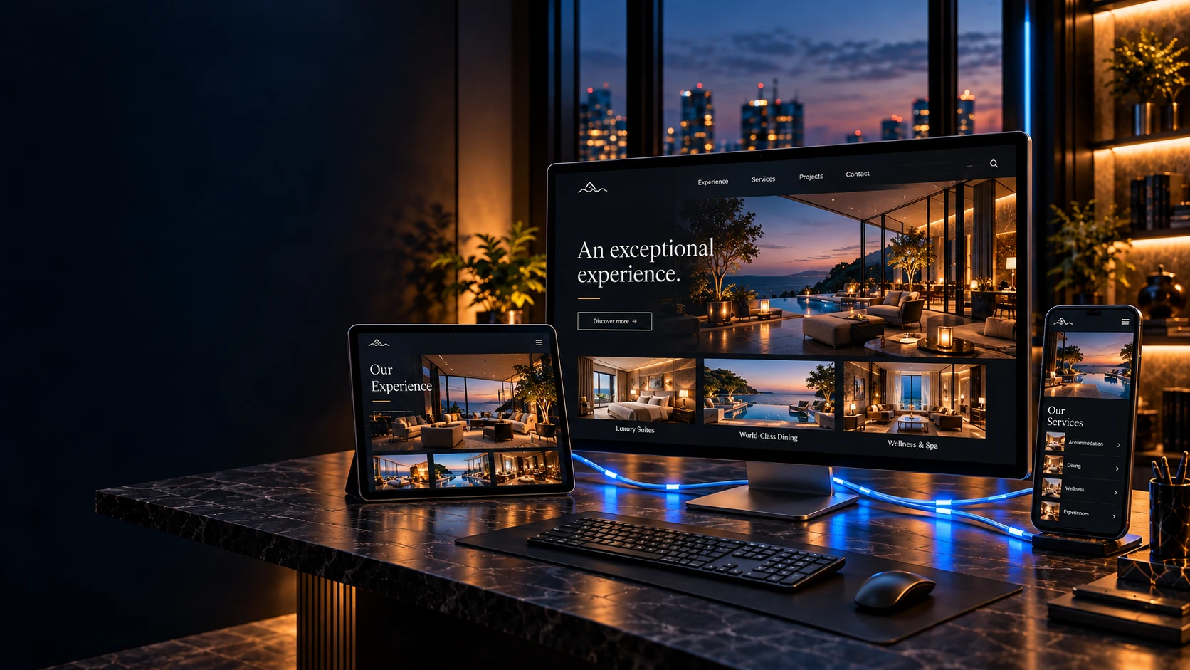 Example of what the Growth Website plan delivers